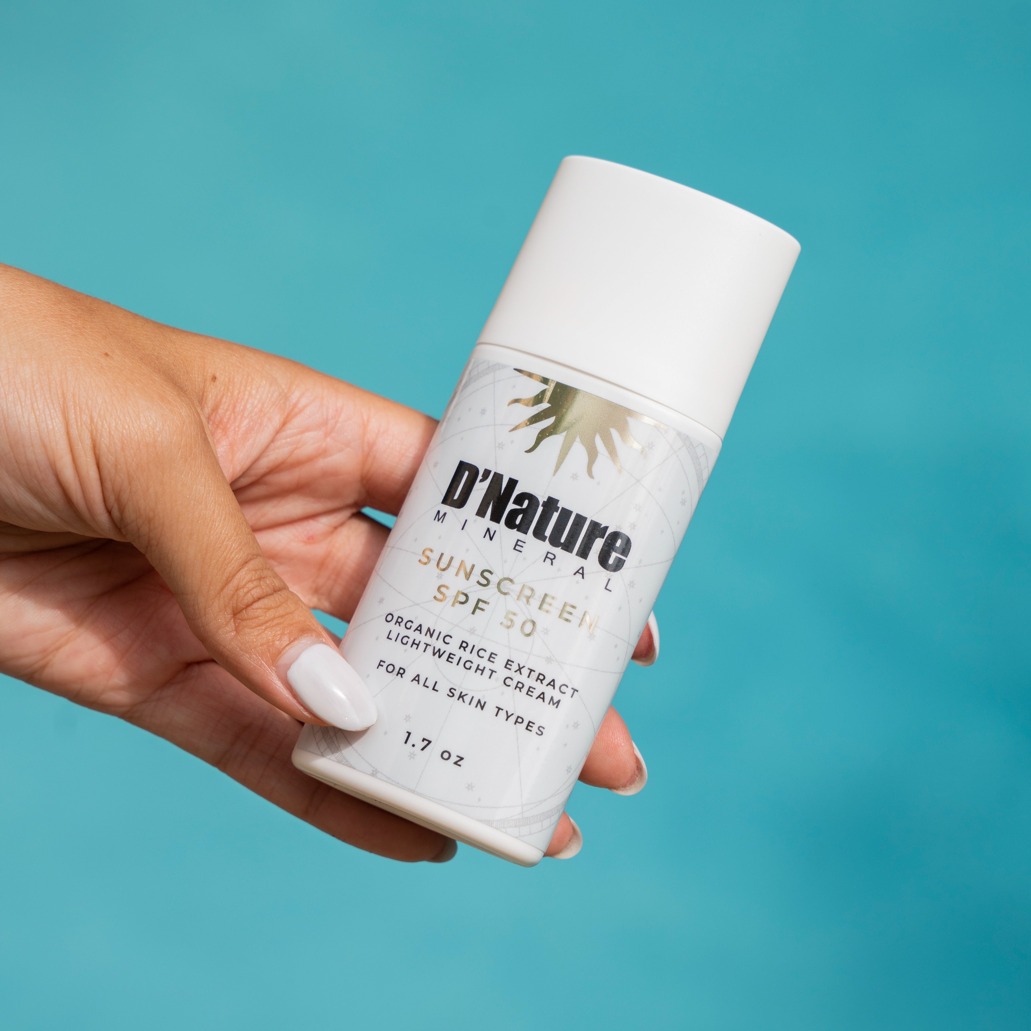 Natural Sunscreen SPF 50 – Made with Rice Extract