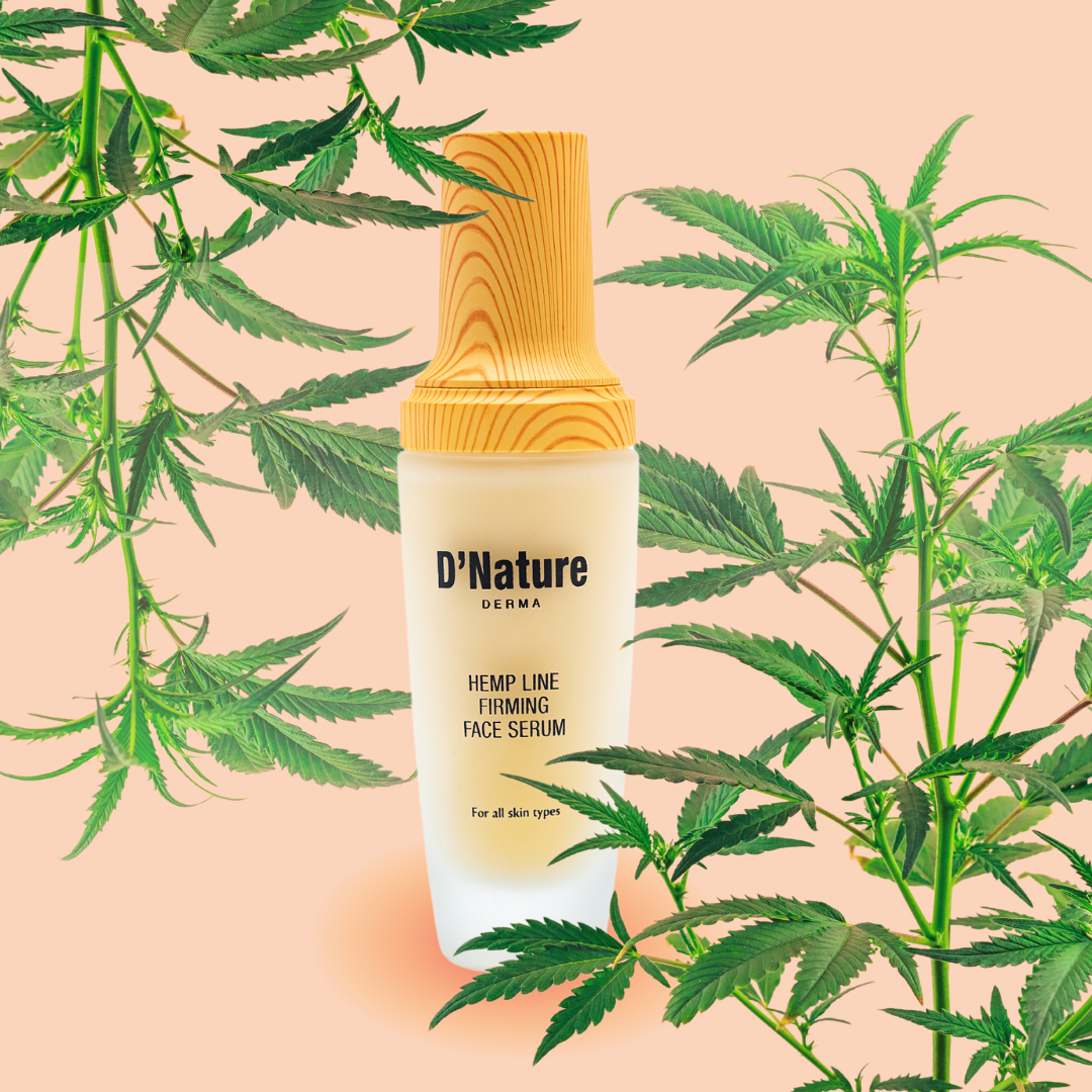Firming Face Serum with Hemp & Aloe – Anti-Wrinkle, Organic & For All Skin Types