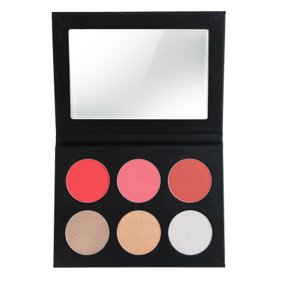 Blush and highlighter Palette