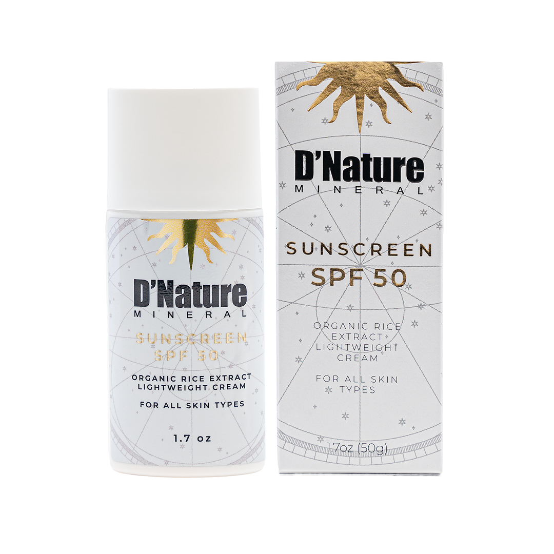 Natural Sunscreen SPF 50 – Made with Rice Extract