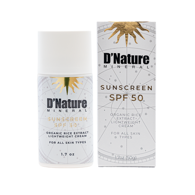 Natural Sunscreen SPF 50 – Made with Rice Extract