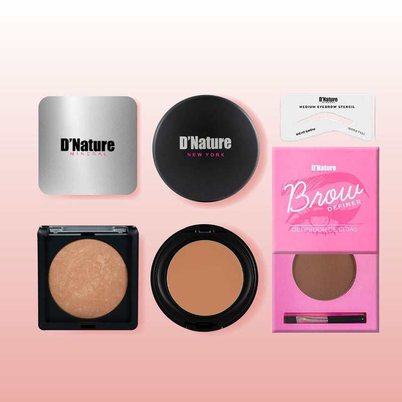Paramedical Foundation with SPF + Baked powder + Brow definer