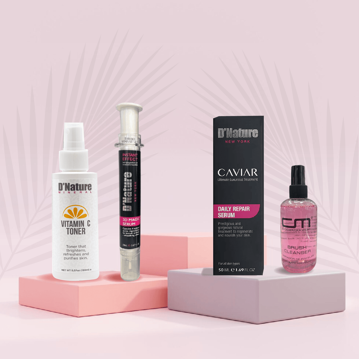 リップケア BEAUTE DE LABO Skin Magic Iron Caviar Daily Repair Serum - 3D Magic Serum + Vitamin C Toner +